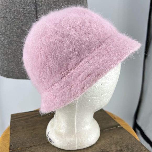 David and young angora/nylon blend bucket hat OS - Picture 5 of 6